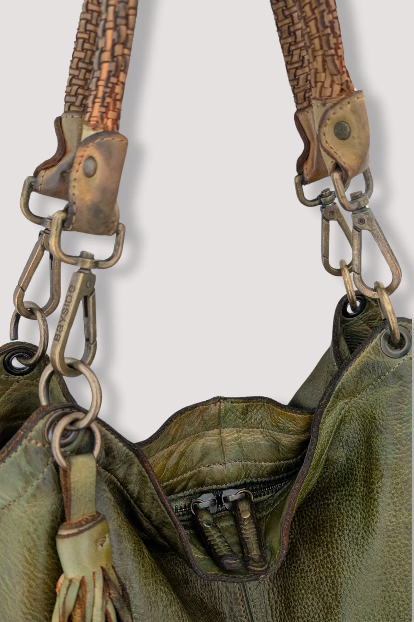 Bayside84 Calla Lily XL Hobo and Crossbody - Green - Canada