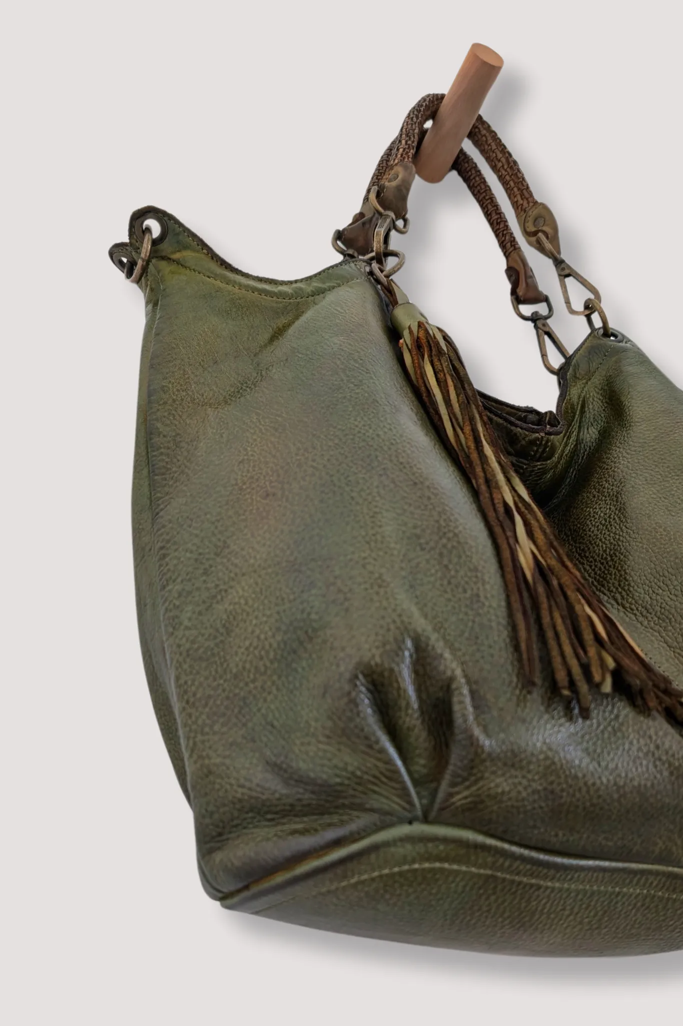 Bayside84 Calla Lily XL Hobo and Crossbody - Green - Canada