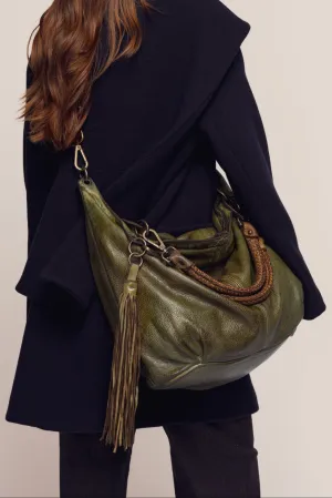 Bayside84 Calla Lily XL Hobo and Crossbody - Green - Canada