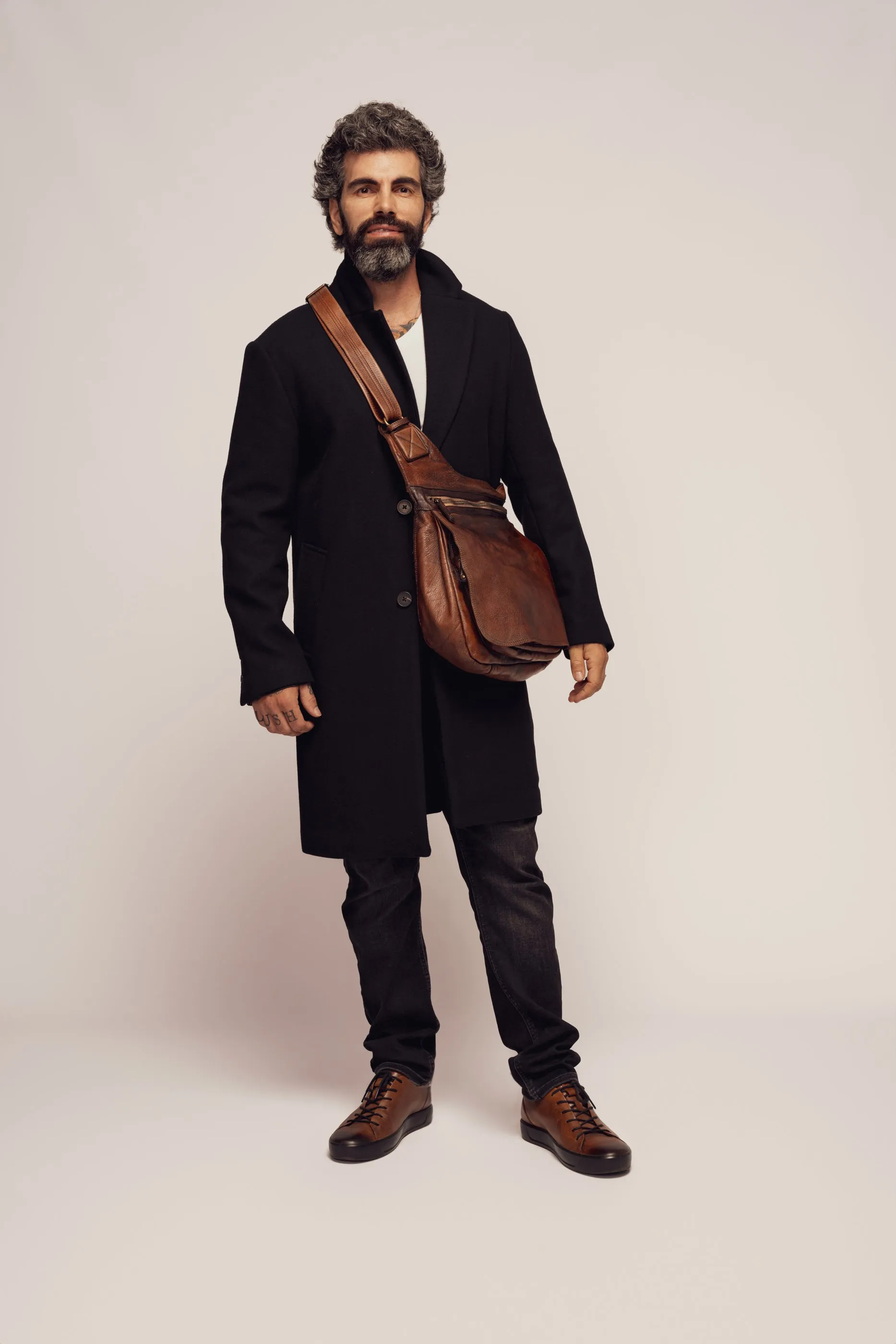 BAYSIDE84 Crossbody Saddle Bag - Cigar Brown - Canada