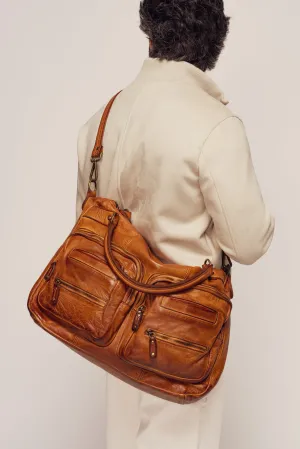 BAYSIDE84 XL Multipocket Tote & Crossbody - Cognac mens