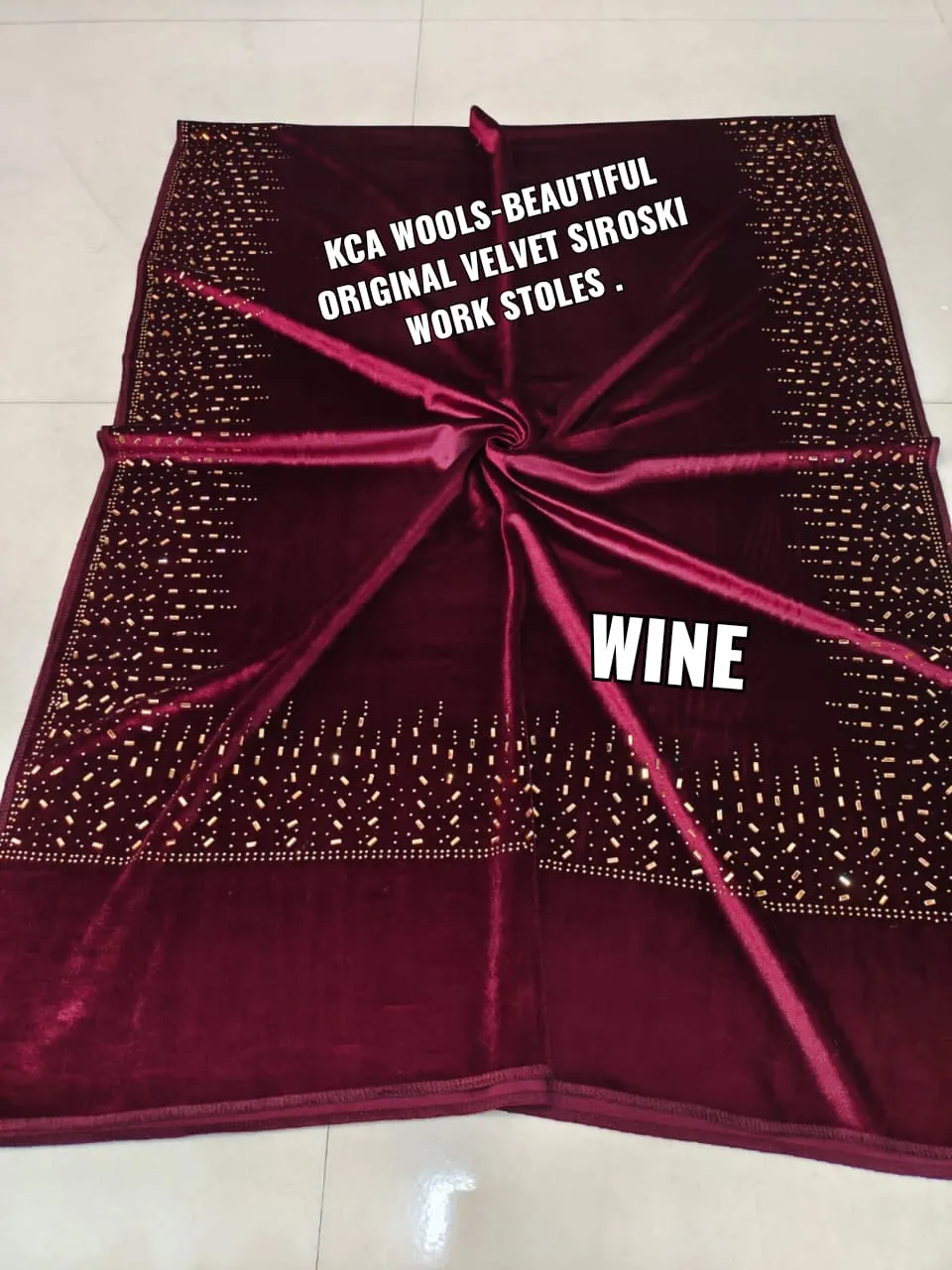 Beautiful Velvet Stoles