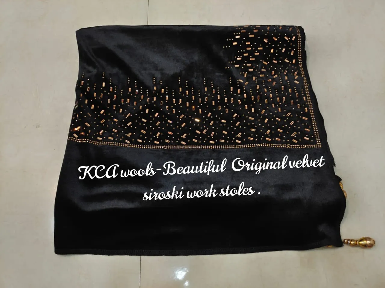 Beautiful Velvet Stoles