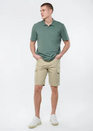 Beige Cargo Shorts