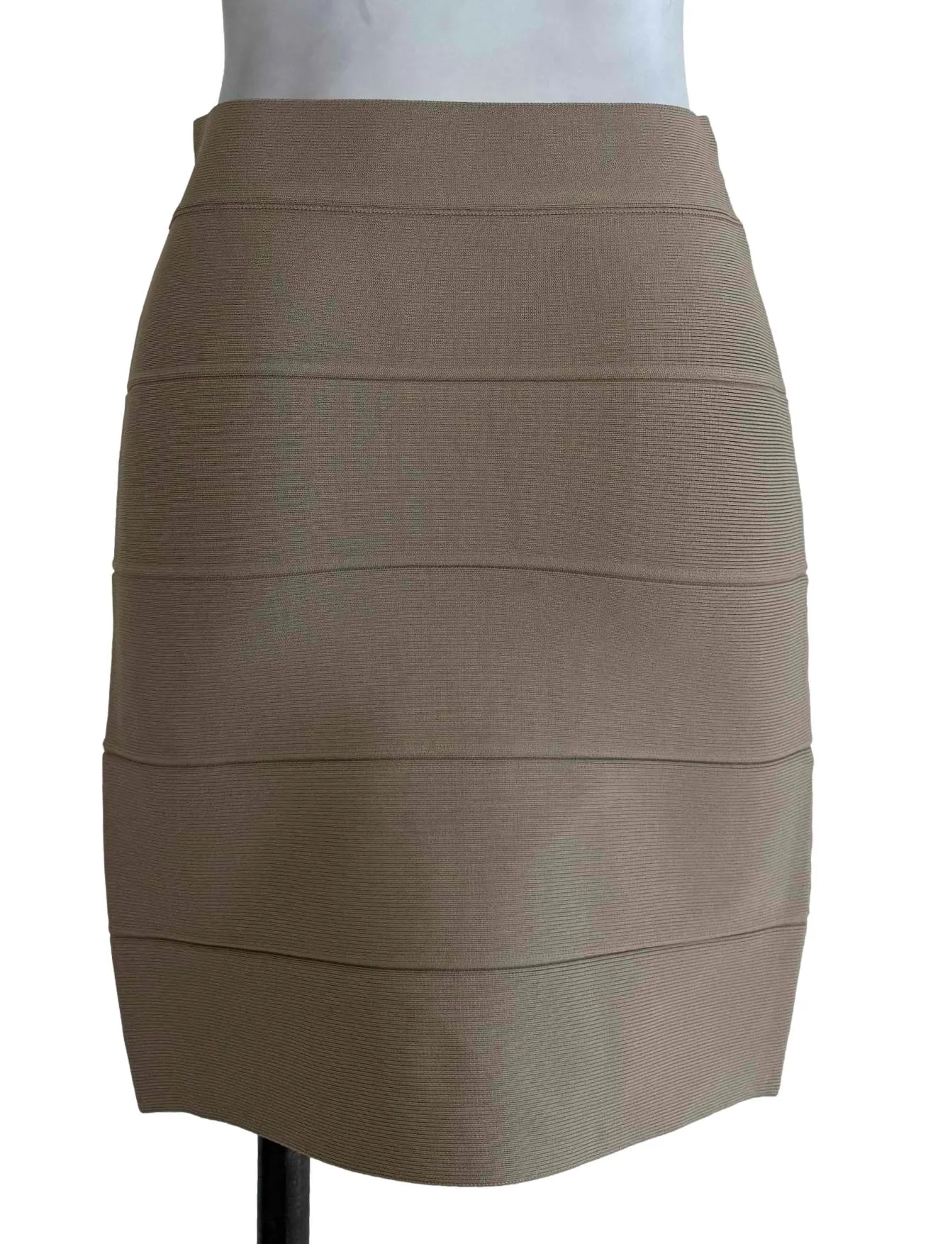 Beige Pencil Skirt