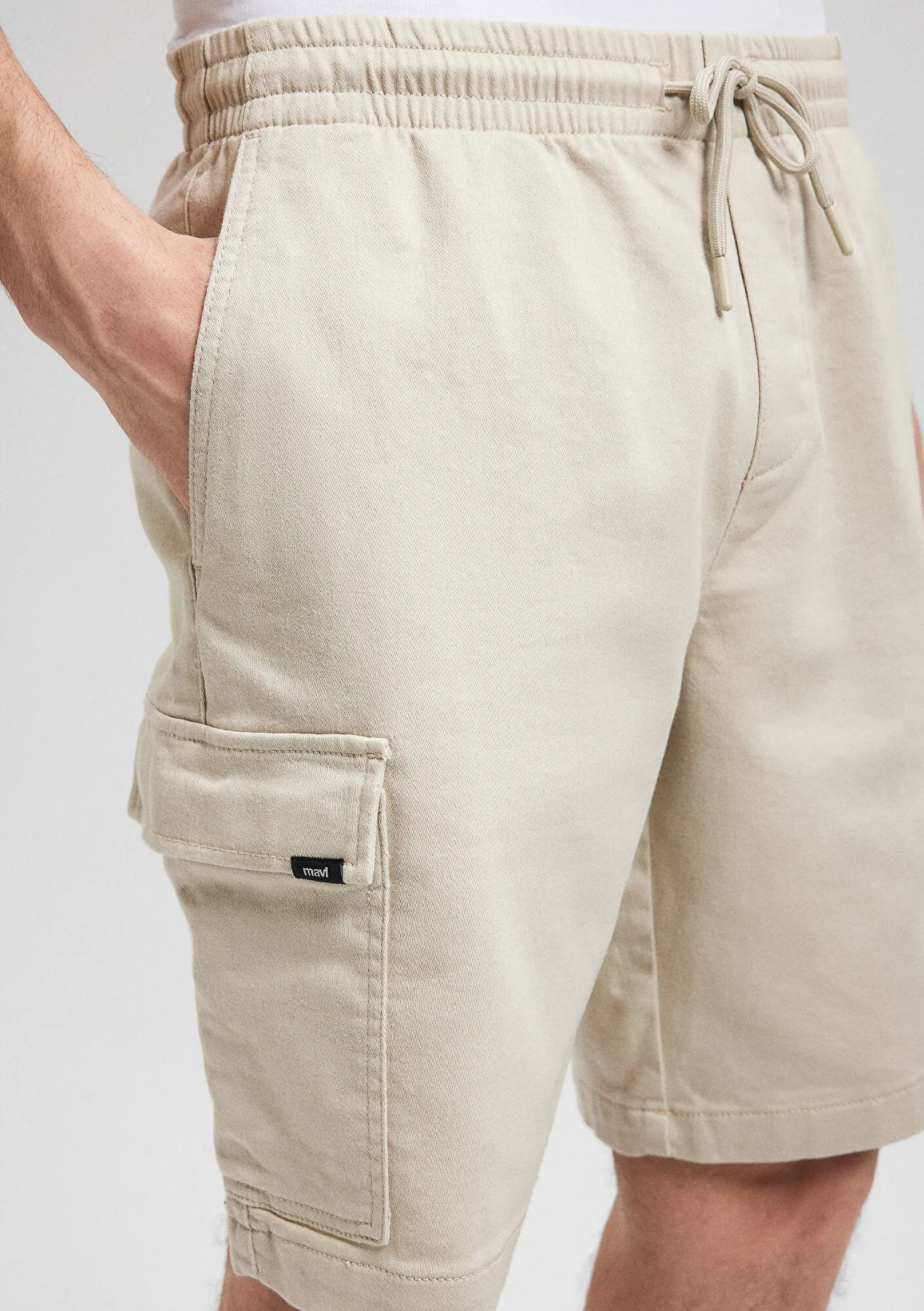 Beige Shorts