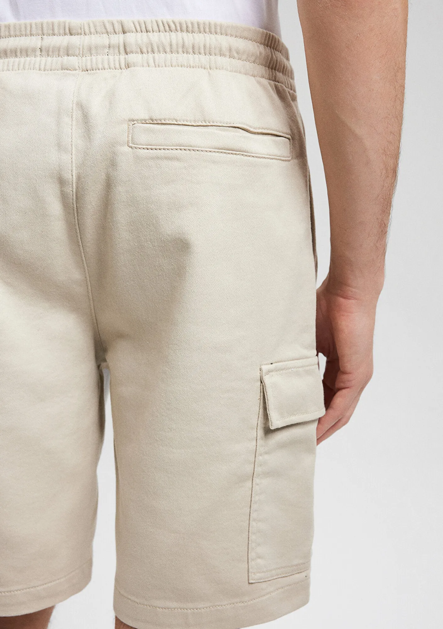 Beige Shorts