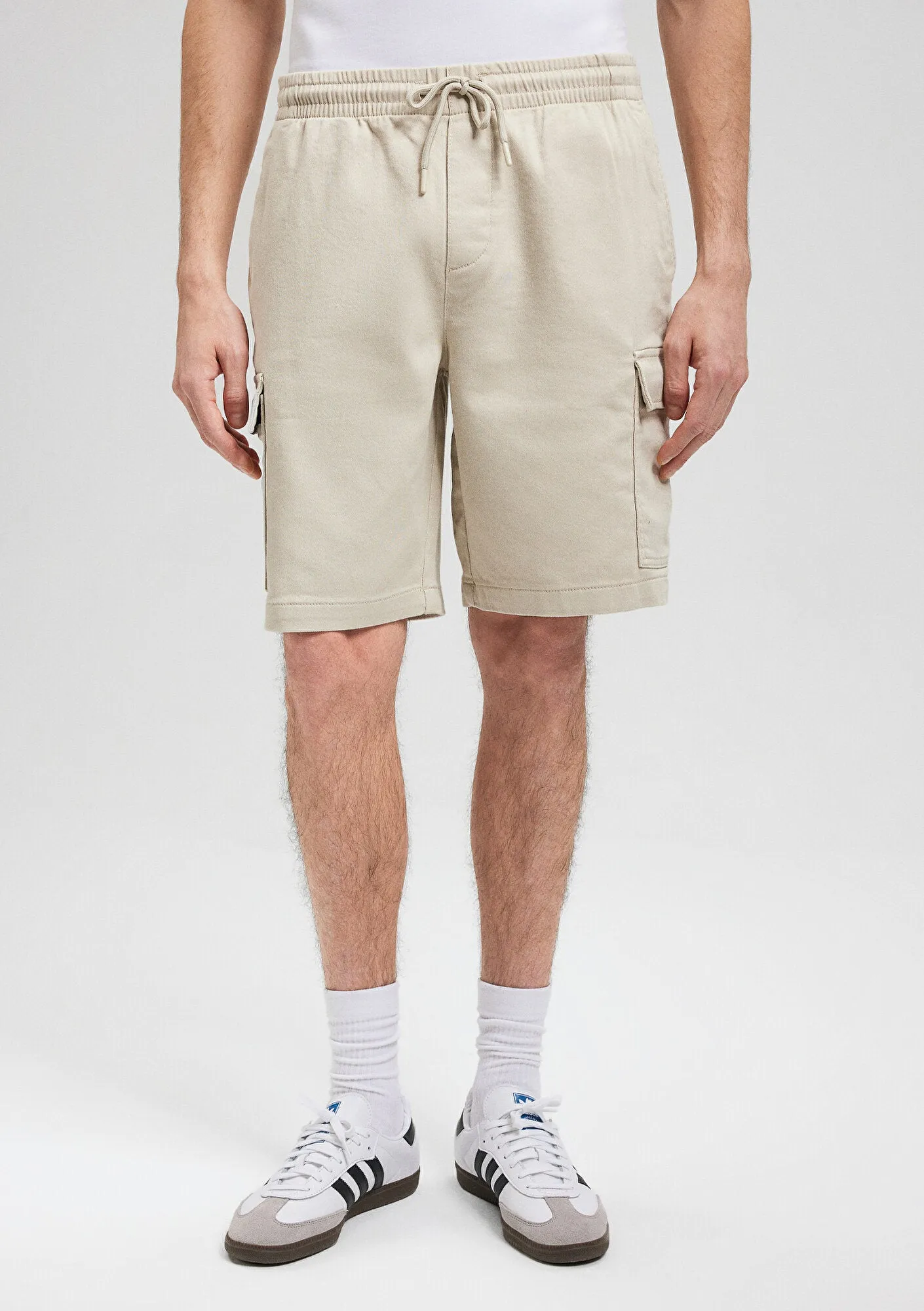 Beige Shorts