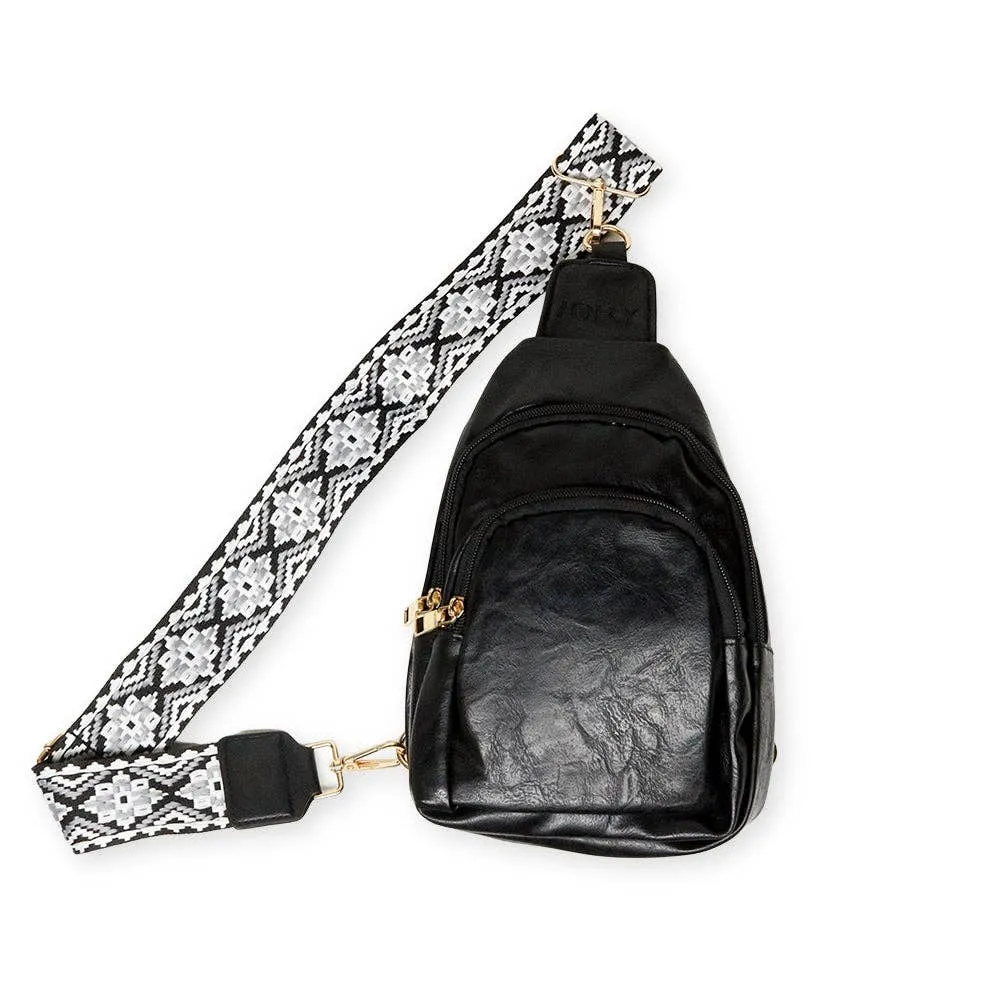 Best Seller! Rebeca Crossbody Sling Bag - Midnight Black