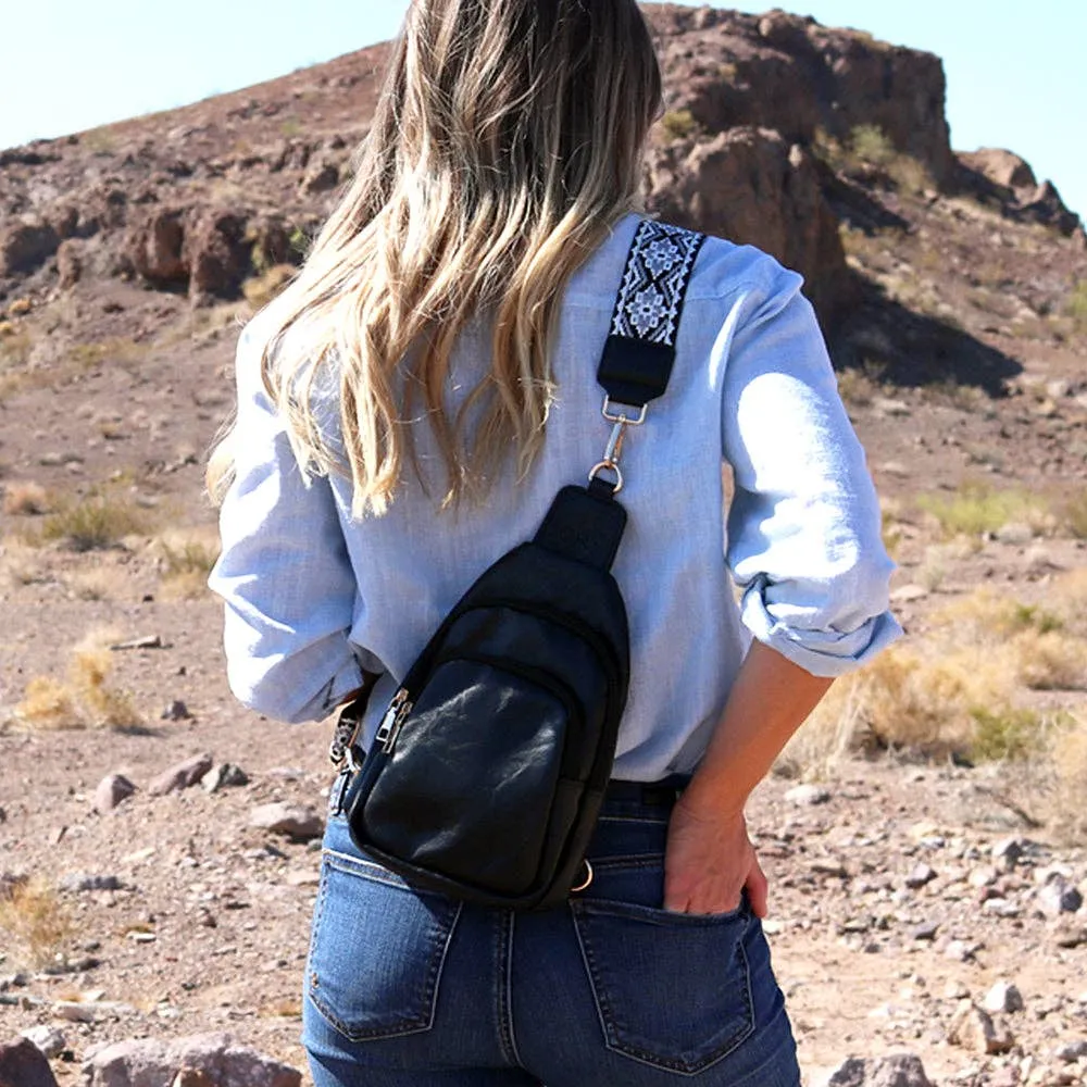 Best Seller! Rebeca Crossbody Sling Bag - Midnight Black