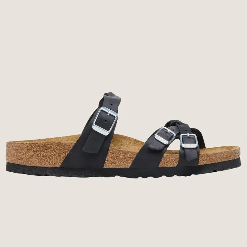 Birkenstock Franca Braided Narrow (Oiled Leather   Classic Footbed)