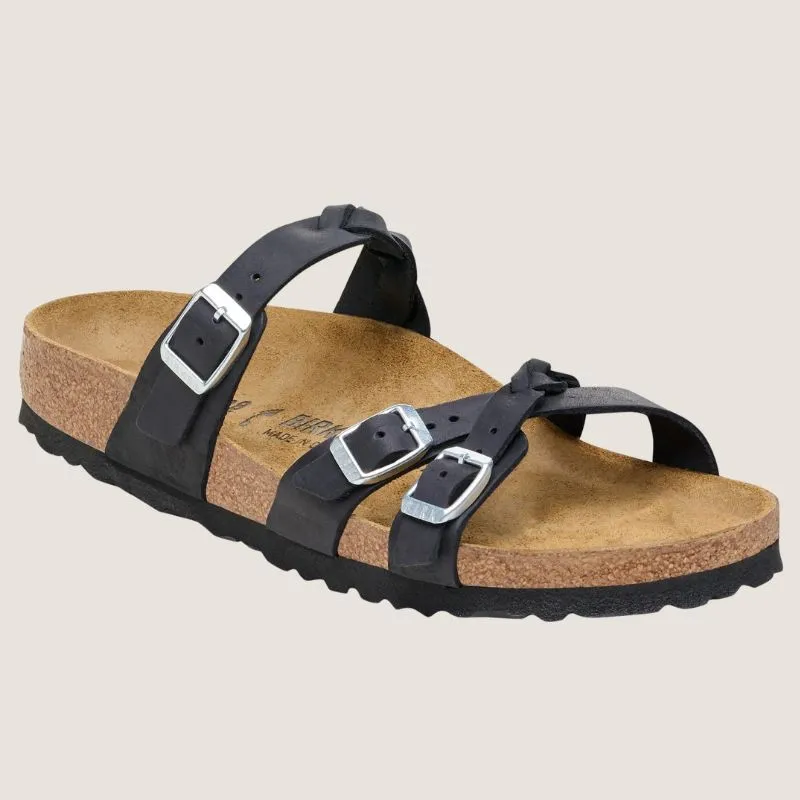Birkenstock Franca Braided Narrow (Oiled Leather   Classic Footbed)