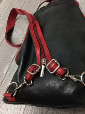 Black Backpack Purse