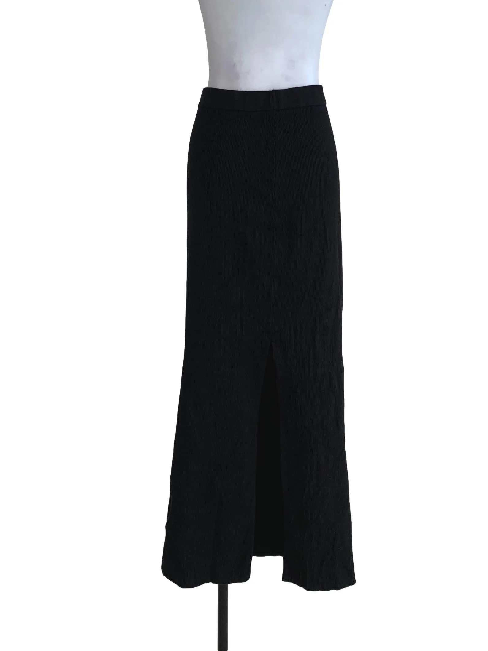Black Bengal Stripe Pencil Skirt