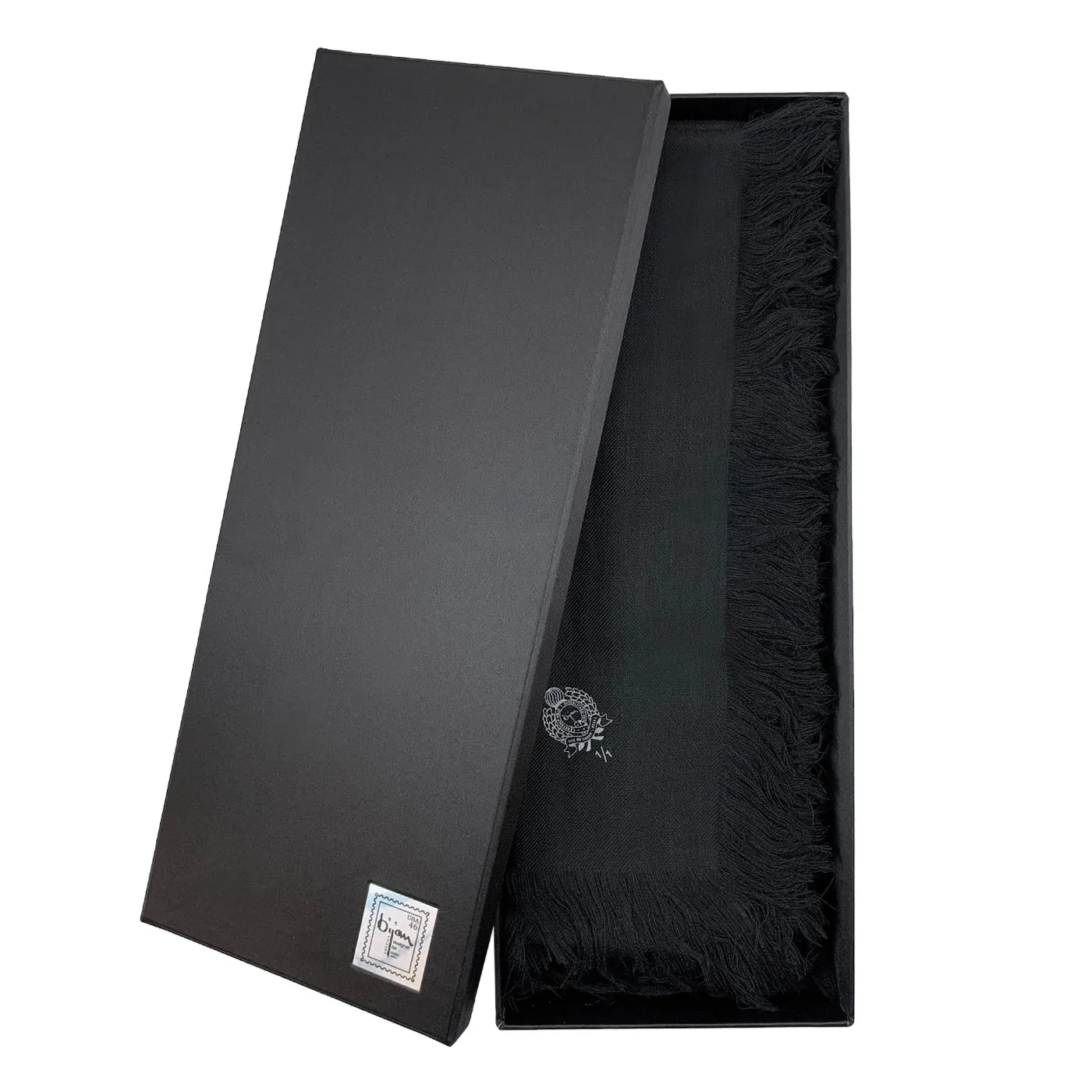 Black Cashmere Shawl