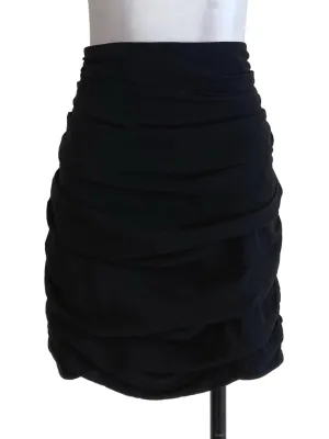 Black Pleated Skirt