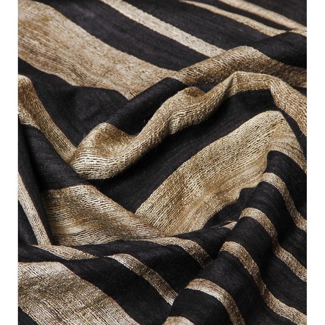 Black Silk Dupatta