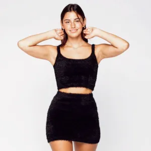 Blake Black Knit Skirt