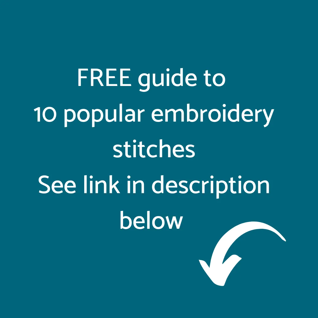 Blue fish embroidery pattern