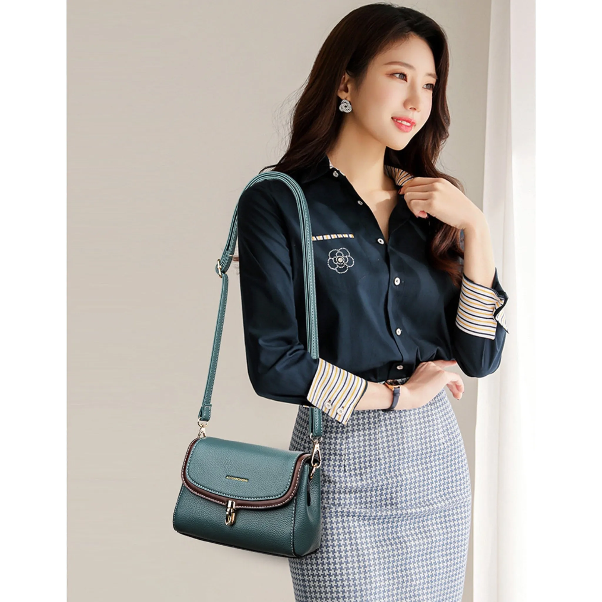 Blue Flaire Sling Bag