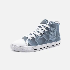 Blue Succulent High-top Sneakers