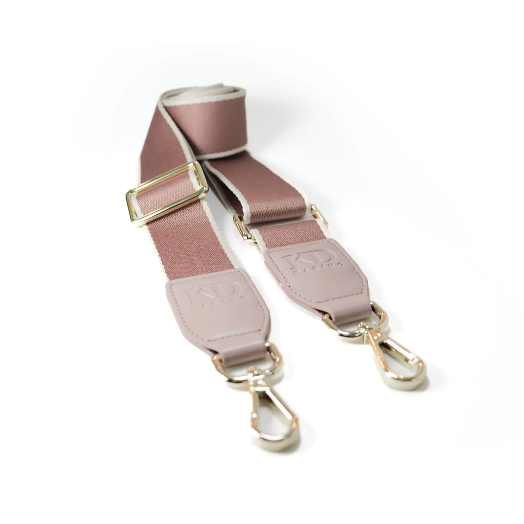 Blush/Cream Canvas Crossbody Strap