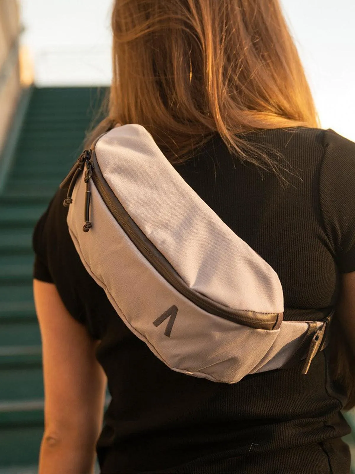 Boundary Supply Rennen Recycled Crossbody Sling Bag Clay