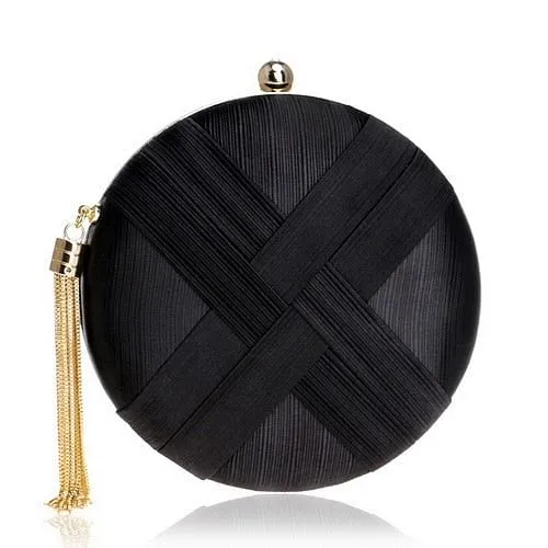 Bow Metal Women Day Clutches Tassel Luxurious Fashion Lady Evening Bags