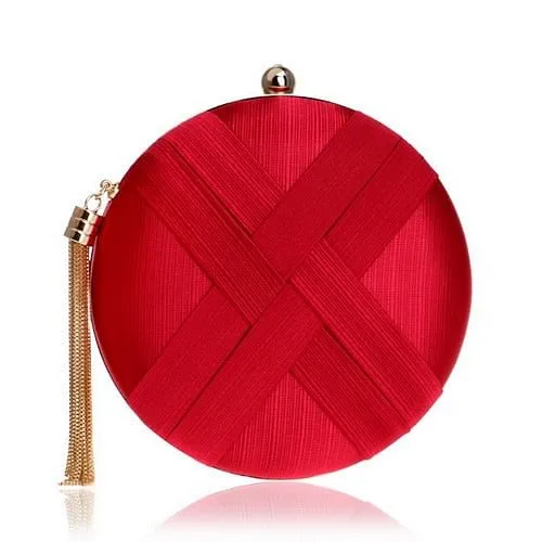 Bow Metal Women Day Clutches Tassel Luxurious Fashion Lady Evening Bags