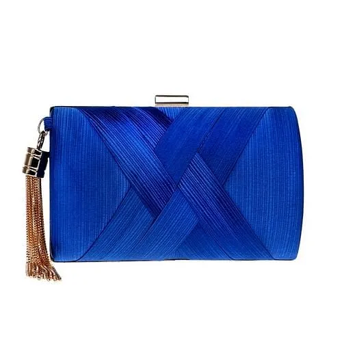 Bow Metal Women Day Clutches Tassel Luxurious Fashion Lady Evening Bags