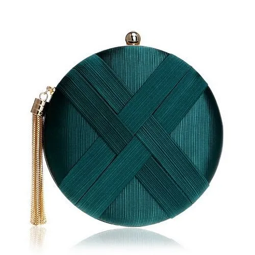 Bow Metal Women Day Clutches Tassel Luxurious Fashion Lady Evening Bags