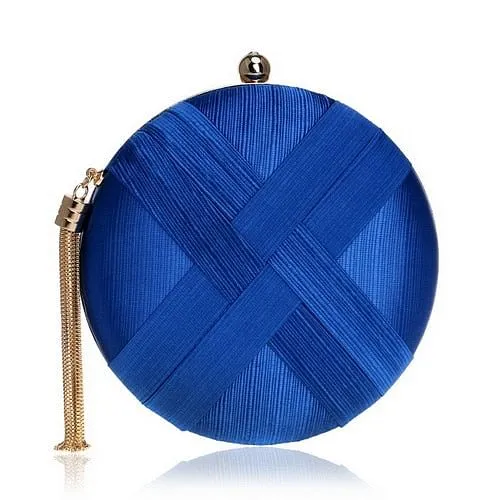 Bow Metal Women Day Clutches Tassel Luxurious Fashion Lady Evening Bags