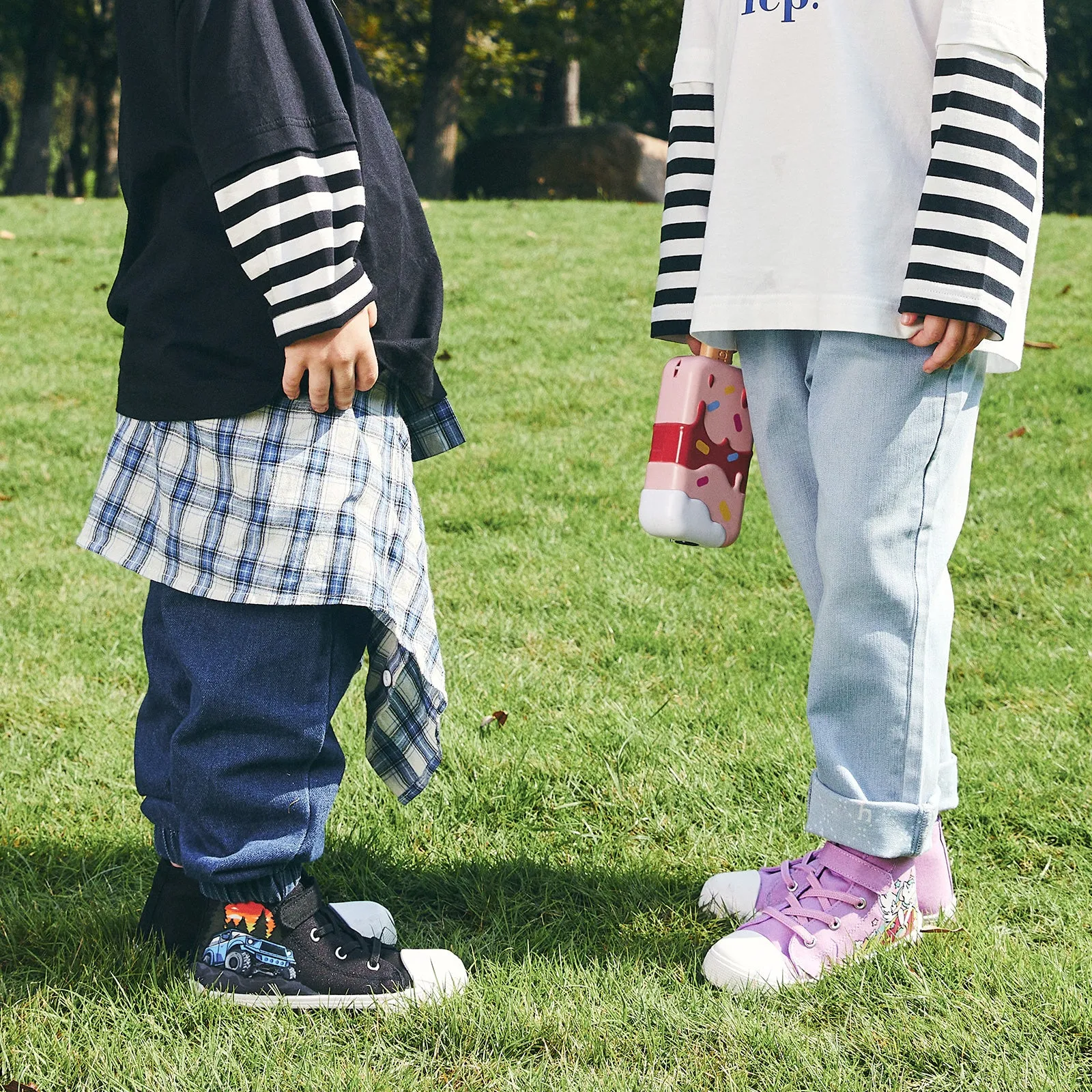 Boys Lightweight High Top  Kids Sneakers