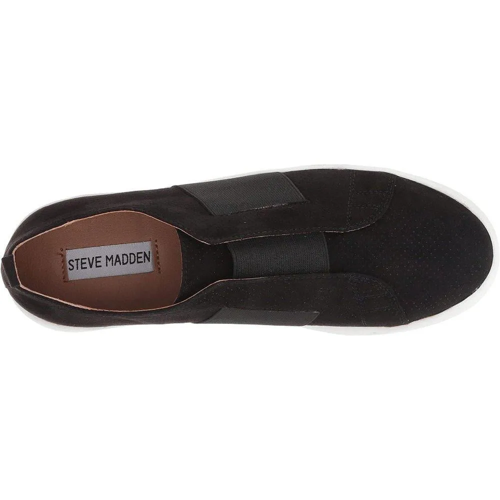 Brad Black Slip On Shoes