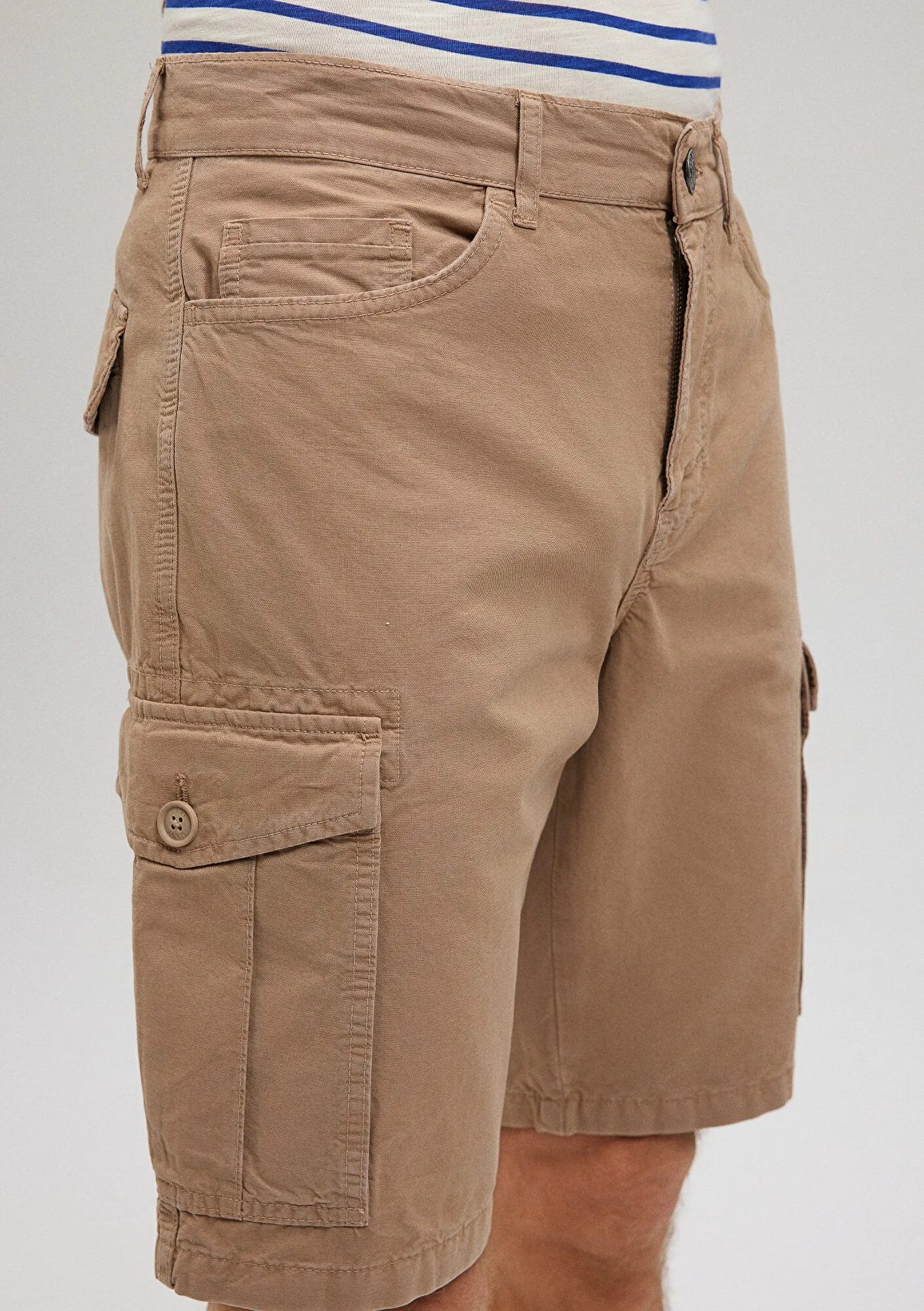 Brown Cargo Shorts