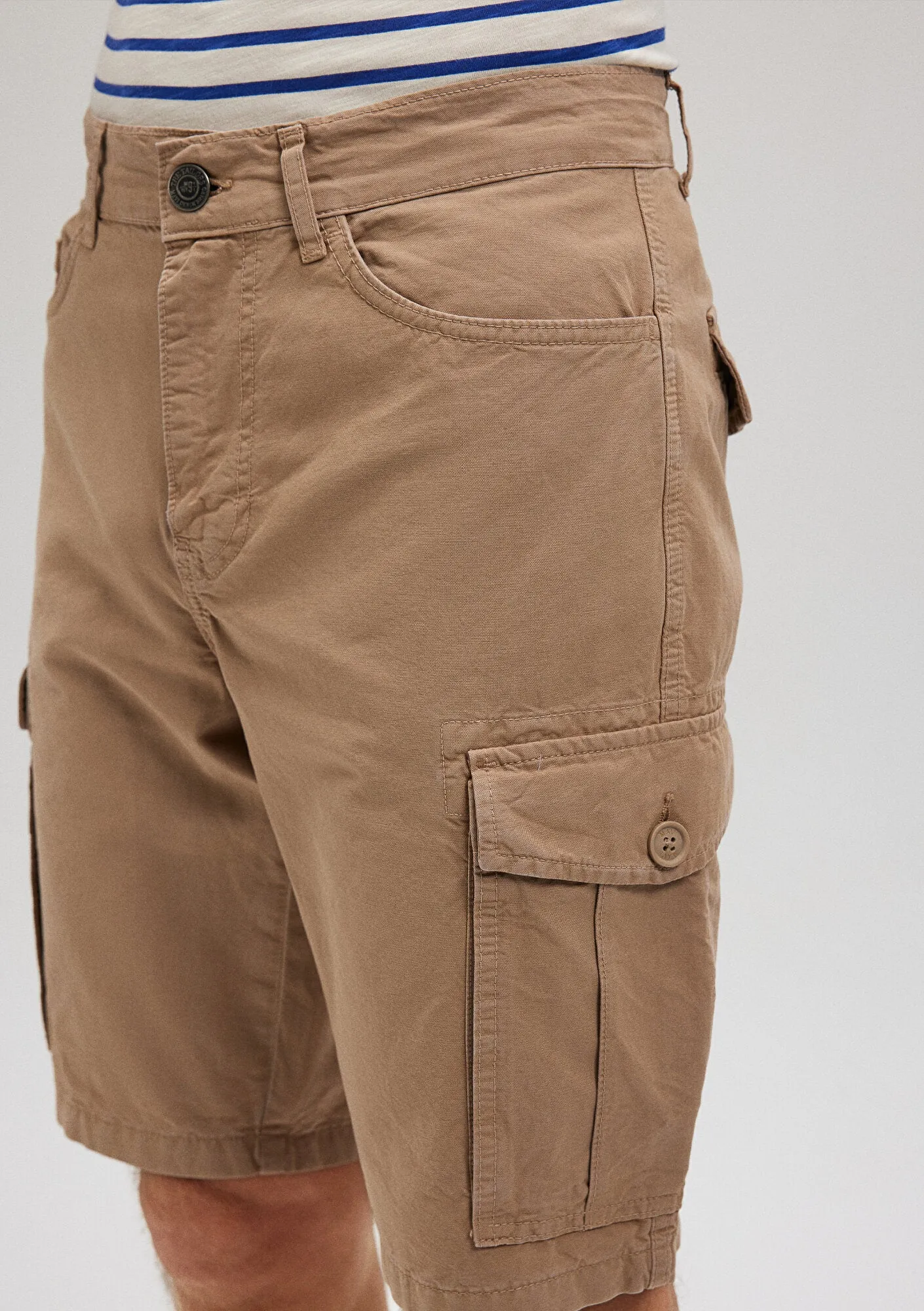 Brown Cargo Shorts