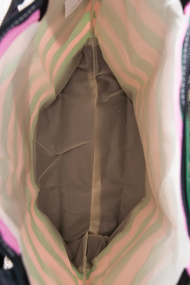 Bubblegum Bands with Black Trim Tote Bag
