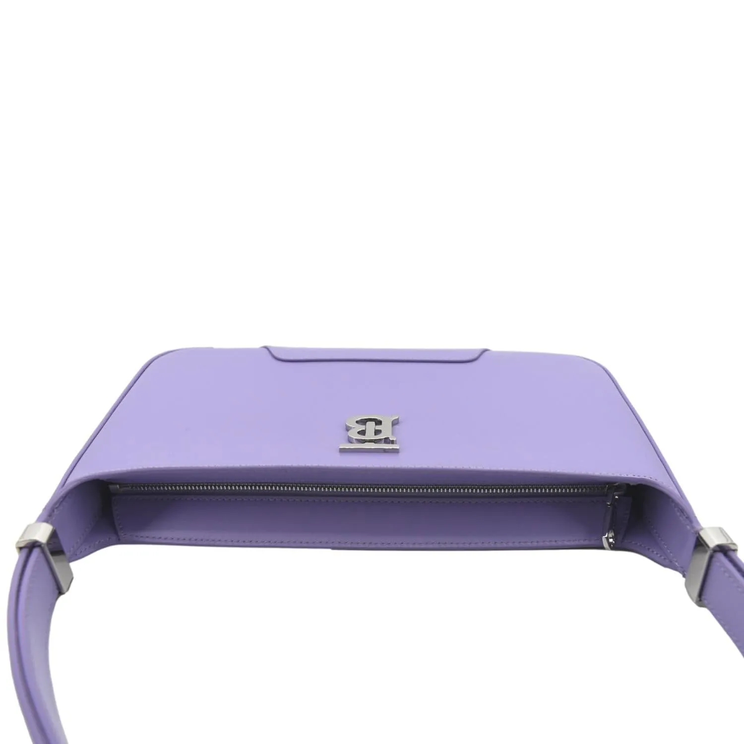 BURBERRY Medium TB Leather Shoulder Bag Soft Violet