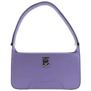 BURBERRY Medium TB Leather Shoulder Bag Soft Violet