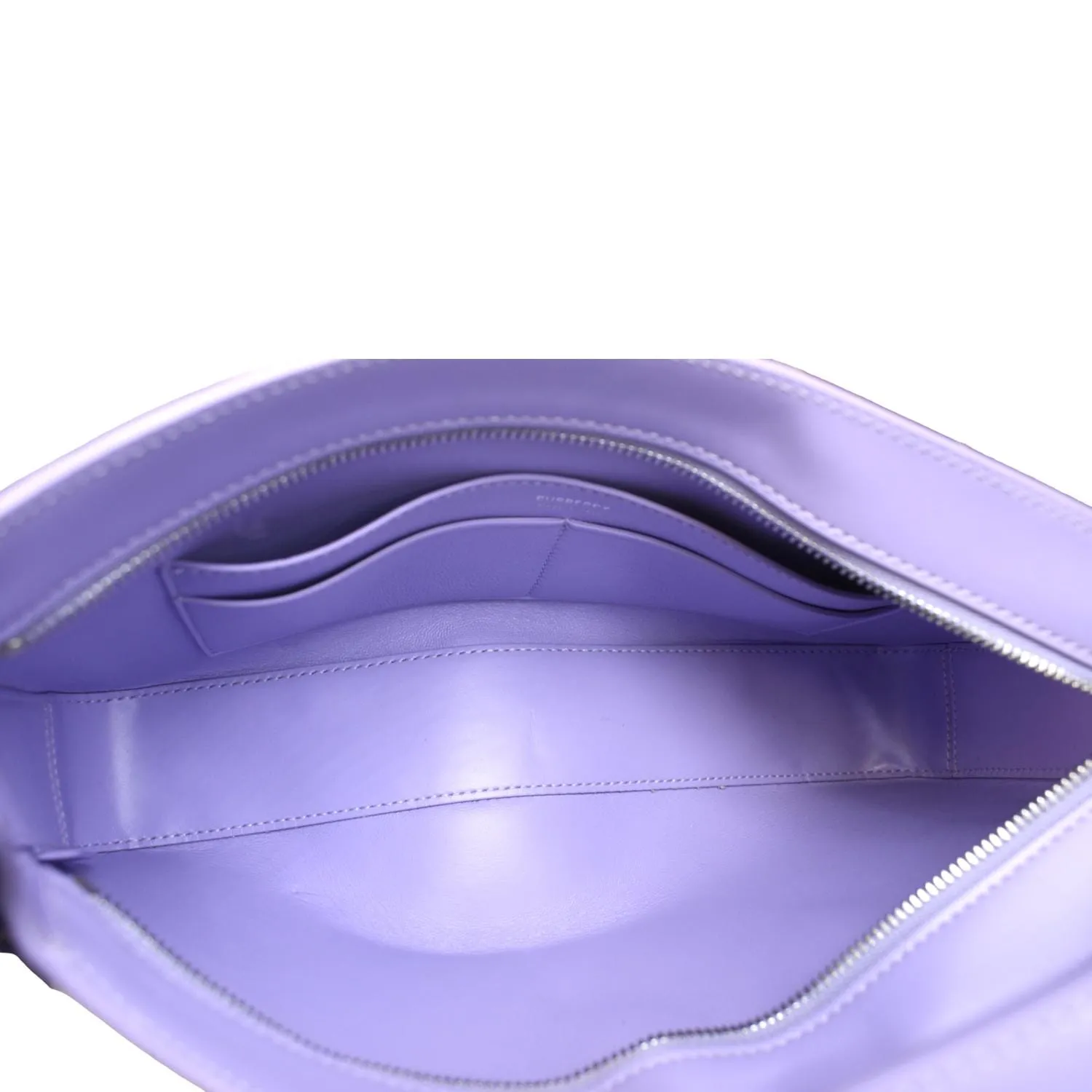 BURBERRY Medium TB Leather Shoulder Bag Soft Violet