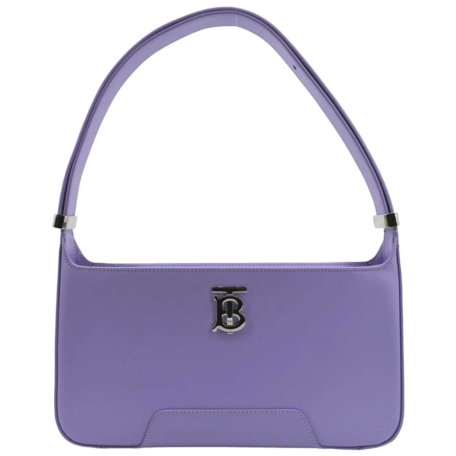 BURBERRY Medium TB Leather Shoulder Bag Soft Violet