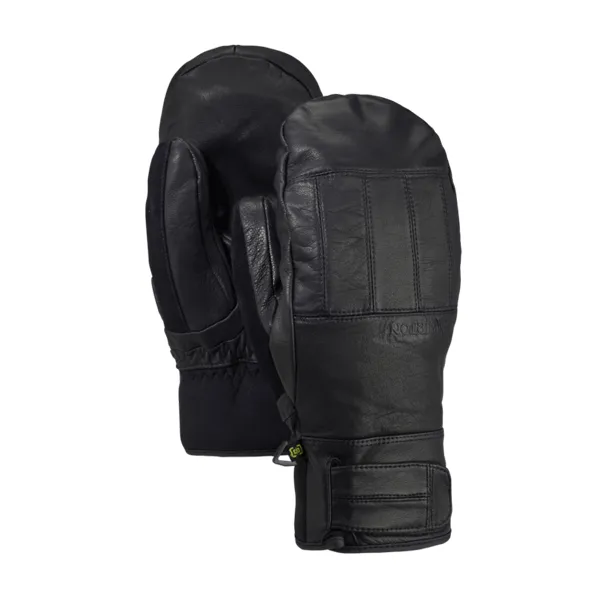 Burton - Gondy Gore-Tex Leather Mitten Gloves - Black NEW FOR 2025
