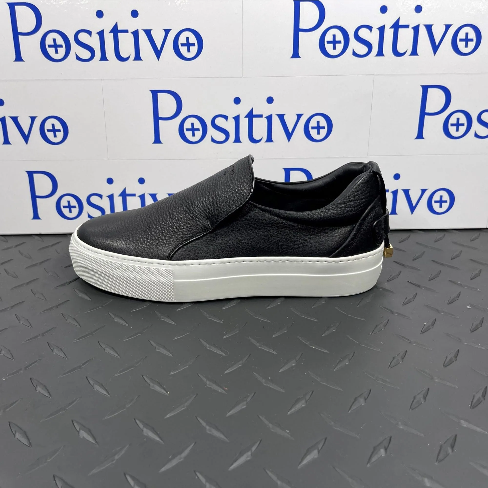 Buscemi Womens 40MM Clean Black/White Sneakers