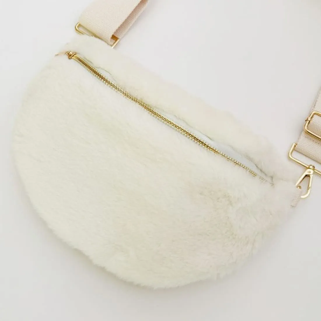 Butter Soft Furry Sling Bag