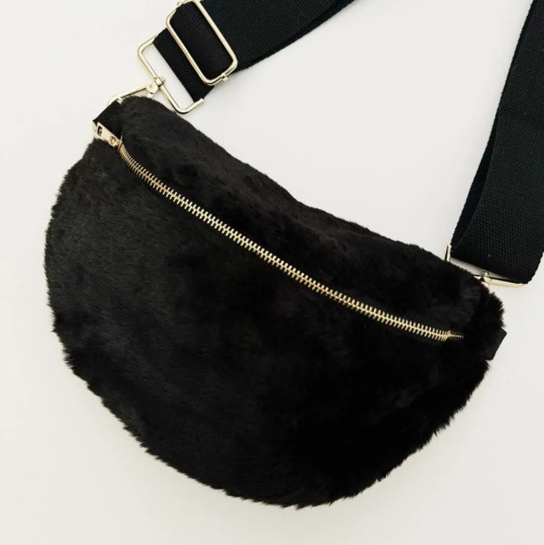 Butter Soft Furry Sling Bag