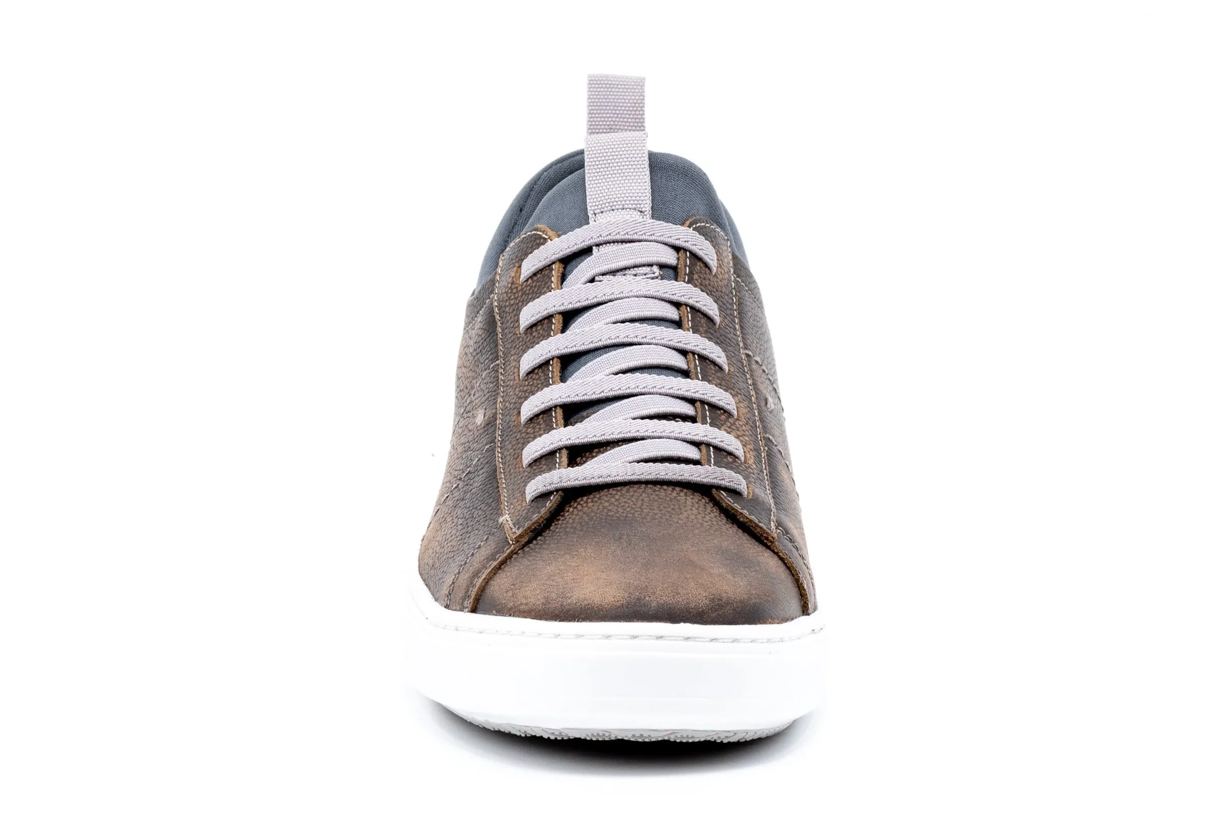 Cameron Hand Buffed Pebble Grain Leather Sneakers
