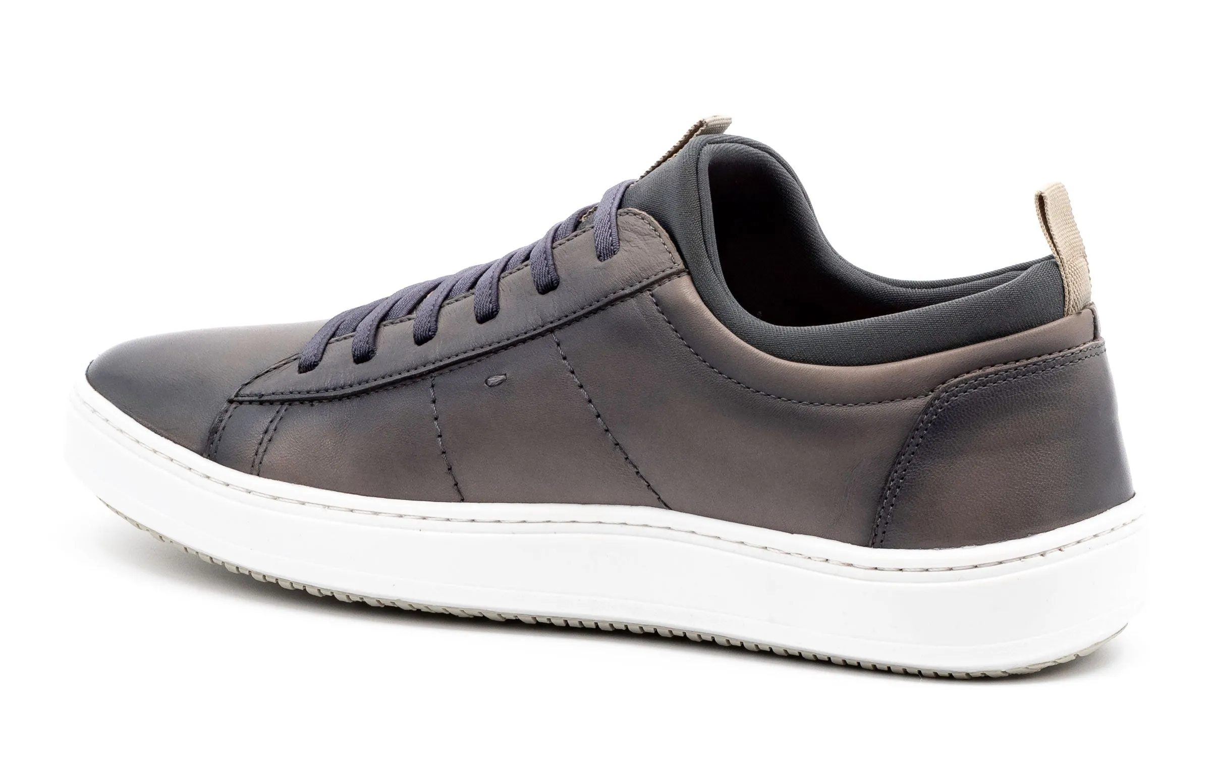 Cameron Hand Finished Sheep Skin Leather Sneakers