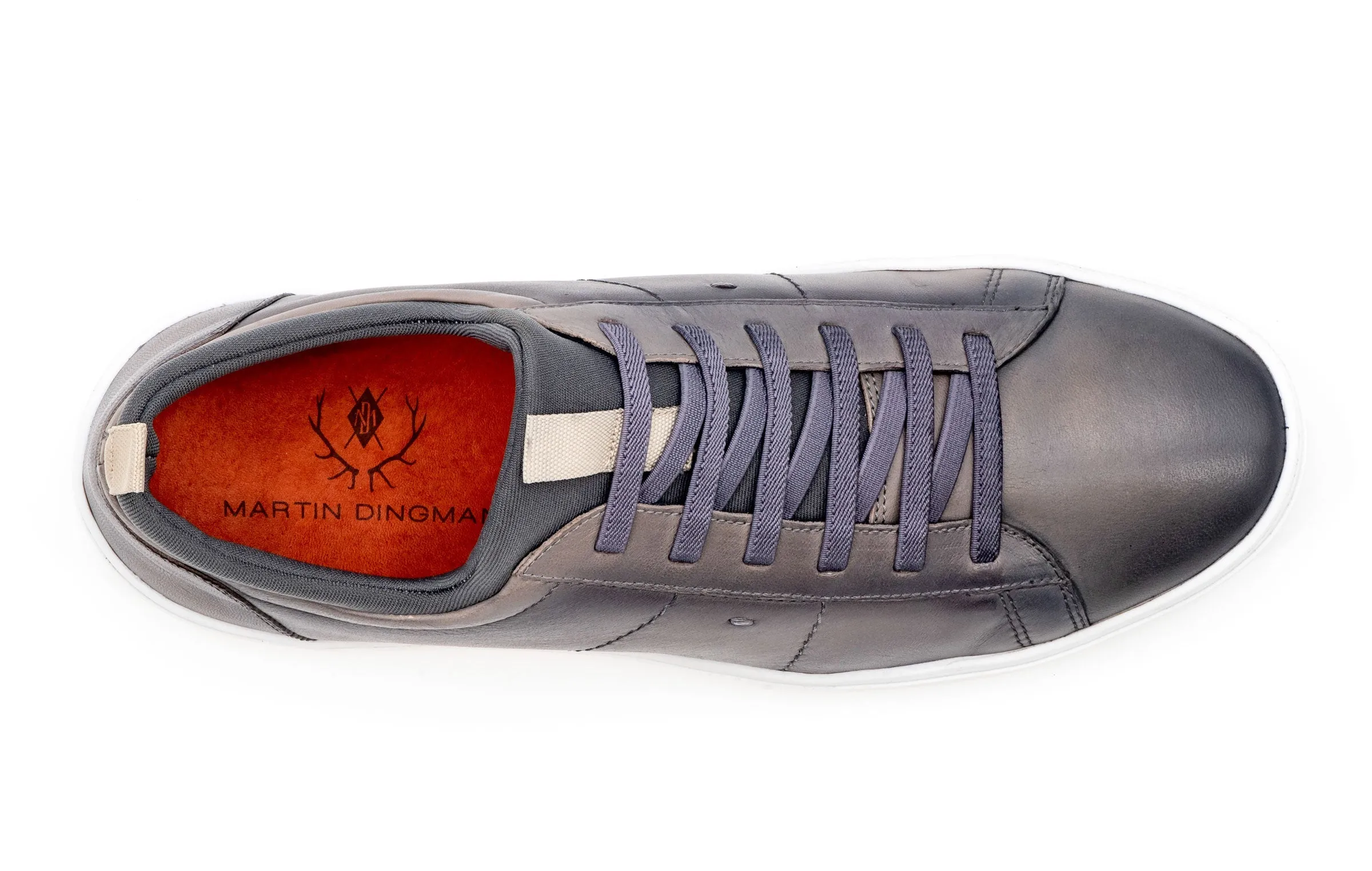 Cameron Hand Finished Sheep Skin Leather Sneakers
