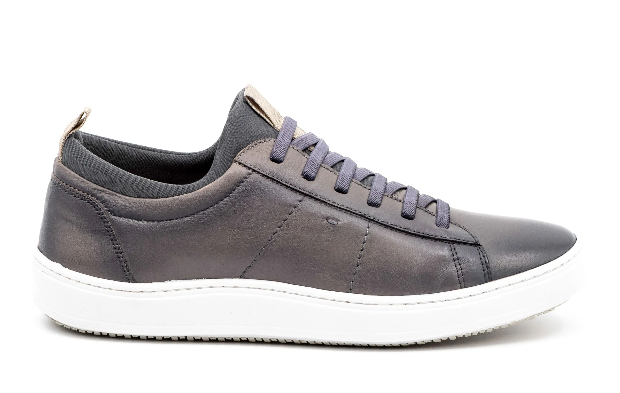 Cameron Hand Finished Sheep Skin Leather Sneakers