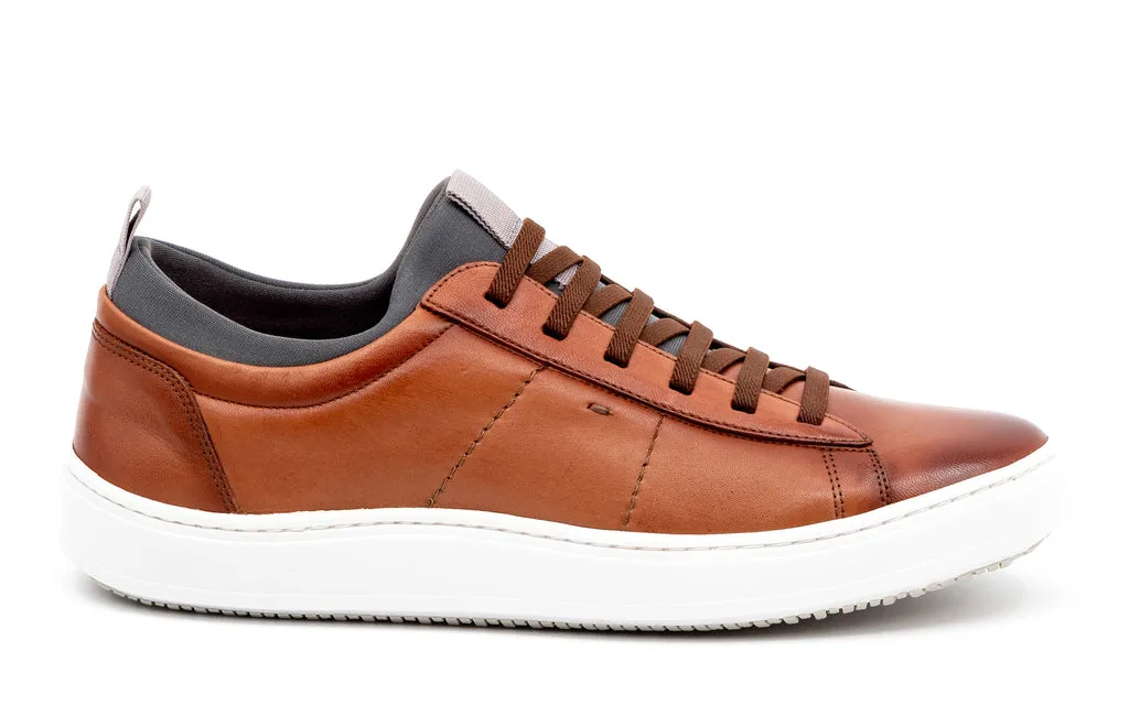 Cameron Hand Finished Sheep Skin Leather Sneakers